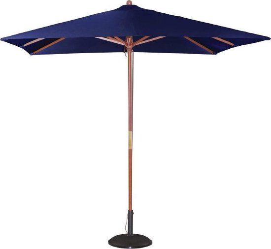 Bolero Vierkante Donkerblauwe Parasol 2,5 Meter GH991