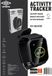 Umbro Smartwatch - Activity Tracker Bluetooth Sporthorloge met Stappenteller en Thermometer - Zwart