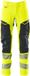 Mascot Accelerate Safe Pantalon avec poches genoux 19479-711 - jaune fluo/bleu marine foncé - C52