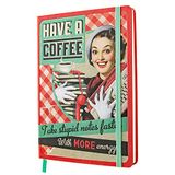 Nostalgic-Art Retro notitieboek, A5, Have A Coffee, cadeau-idee voor nostalgische fans, bullet journal gestippeld, vintage design
