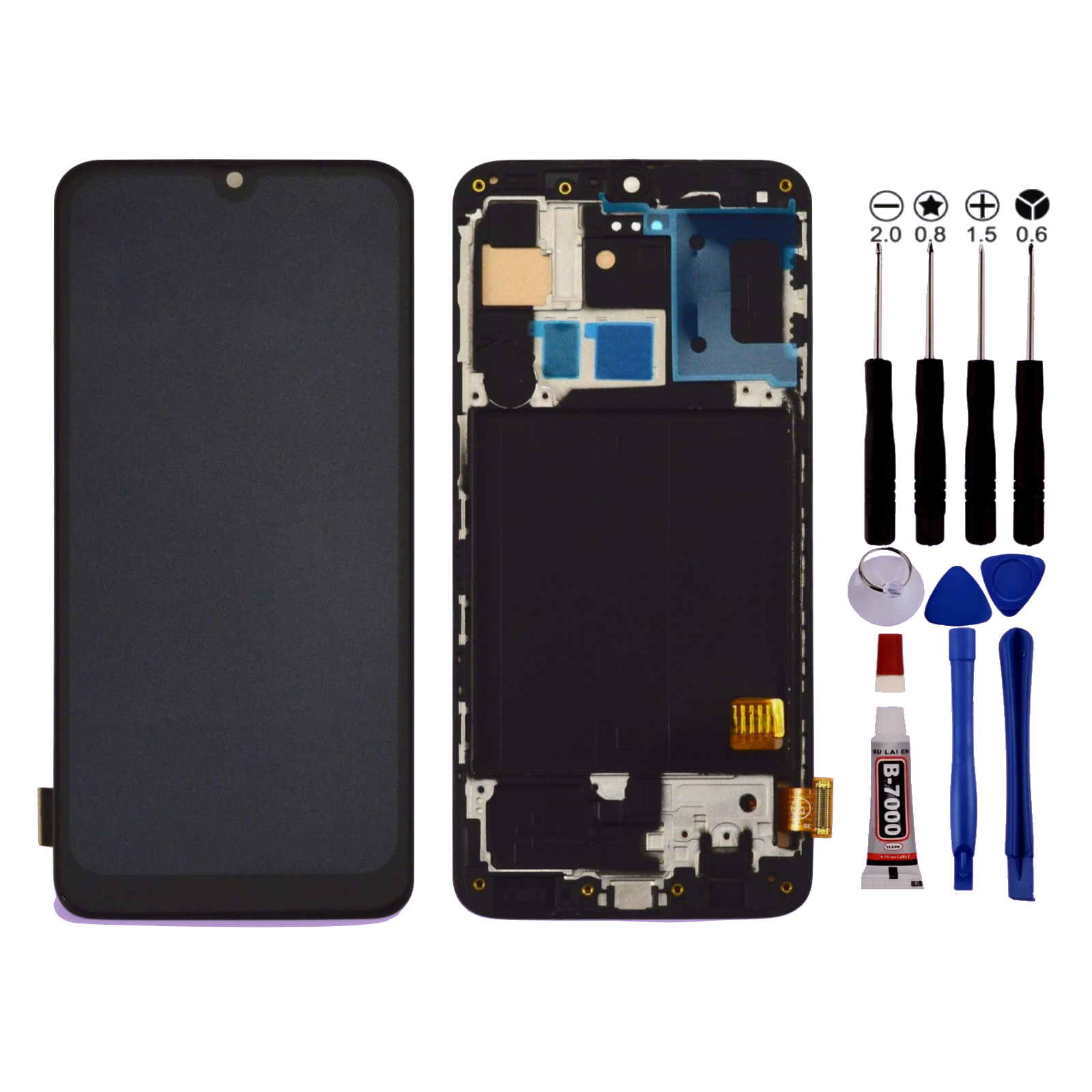 NONE KOMI - Scherm voor Samsung Galaxy A40 SM-A405F, SM-A405FN, SM-A405FM, SM-A405S behuizing zwart LCD
