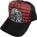 Rock Off Iron Maiden - Eddie Logo Repeat Baseball pet - Zwart