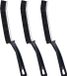 Brosse d'angle sans marque - Noir - Plastique - 3 pièces