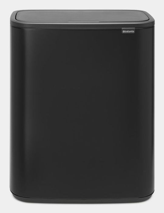 Brabantia Bo Touch Bin Prullenbak - 2 x 30 liter - Matt Black