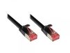 Alcasa 806U-CF020S câble réseau Noir, Rouge 2 m Cat6 U/FTP (STP) Plat