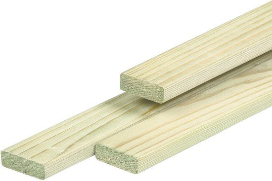 Merkloos 1.9x4.5x360cm geschaafd 4rh Onbehandeld 390 cm 2 cm 10 kg 8715815011623 1 jaar