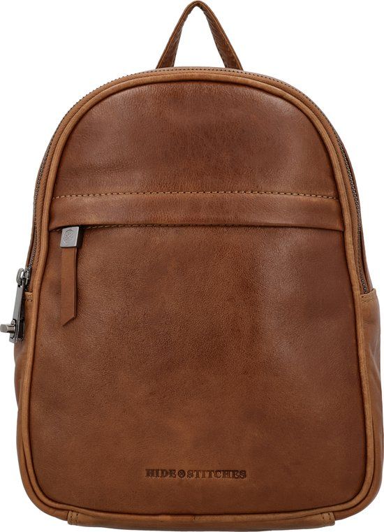 Hide & Stitches Porto Rugzak - Bruin - Leer - 6.5L