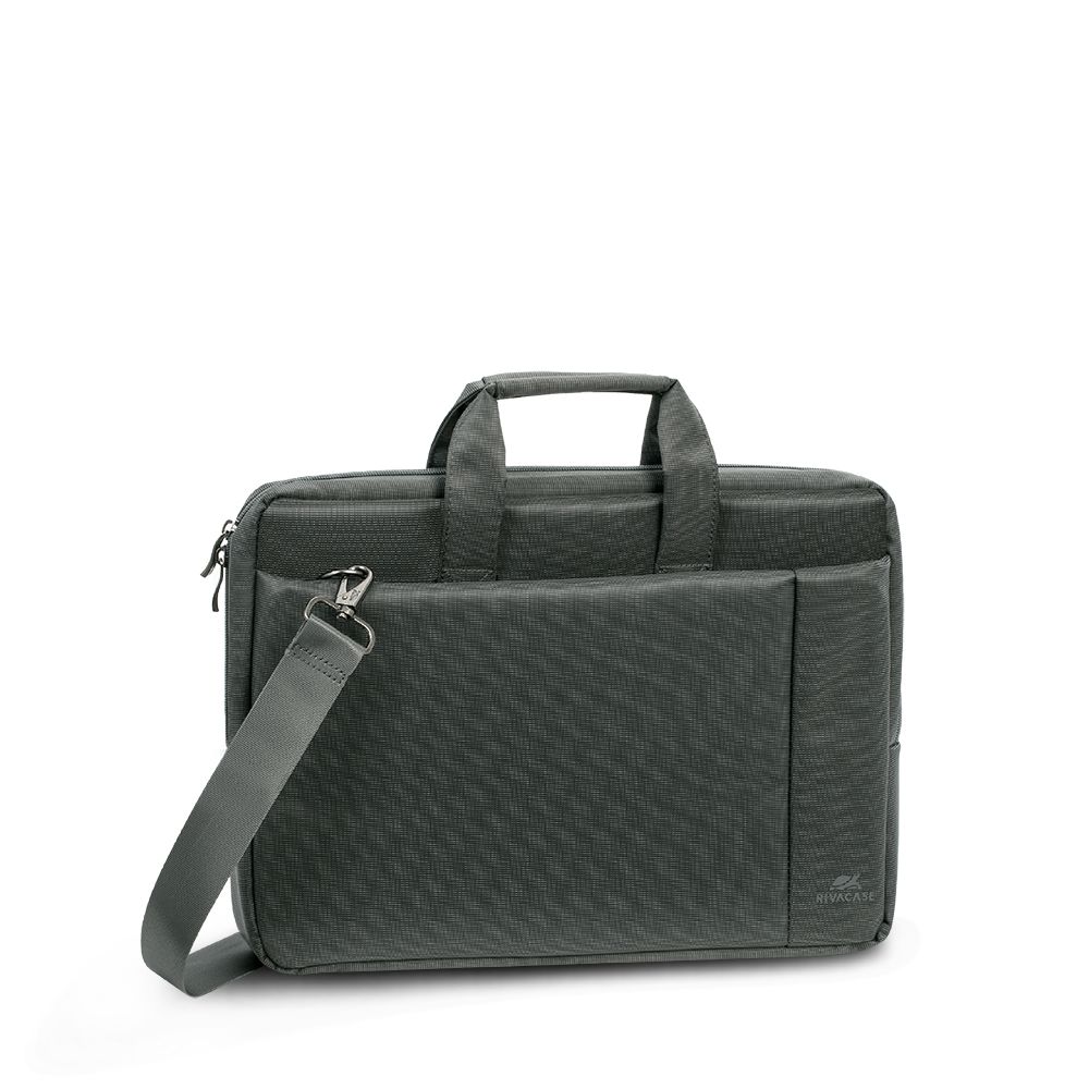 RivaCase 8231 15" Laptop Messenger Bag - Grey