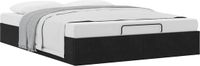 vidaXL Ottoman Bedframe Zonder Matras 140x200 cm Fluweel Zwart