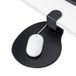 EHO Klem op muisplatform, clip-on pad 360 graden draaibaar, ergonomische muisladebevestiging, muismat, uitschuifbare lade, geschikt voor bureau met een dikte van 3,8 cm, voor organizer voor thuis
