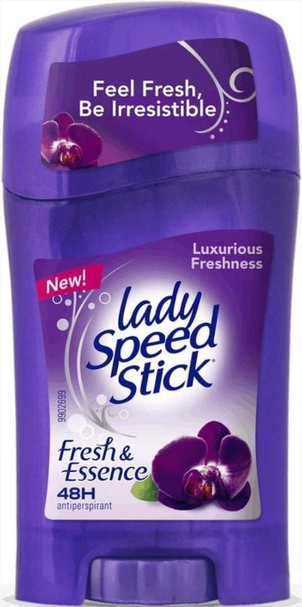 Lady Speed Stick Black Orchid Deodorant Stick - Anti Transpirant Deo Stick met 48H Zweet Bescherming en Anti Witte Strepen - Deodorant Vrouw