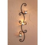 DanDiBo Emma support mural en métal noir 68 cm