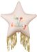 PartyDeco Folieballonster met franjes, Happy Birthday, 72x72 cm, Mix