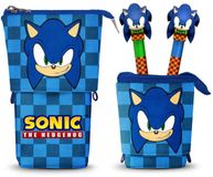Karactermania Sonic The Hedgehog Sight Pennenzak met 2 Uitwisbare Gelpennen - Blauw