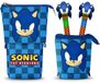 Karactermania Sonic The Hedgehog Sight Pennenzak met 2 Uitwisbare Gelpennen - Blauw