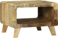 vidaXL Salontafel Bruin 50 x 50 x 35 cm Massief Mango Hout