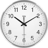 Teesa TSA0036 Wandklok - 30 cm - Zilver