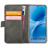 Mobilize PU-Leer Book Case Zwart vivo V70 FE