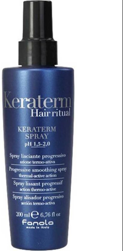 Fanola Keraterm Hair Ritual Spray 200ml voor gestraight haar