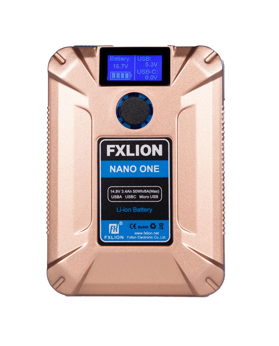 FXlion Nano One (Gold) 14.8V/50WH V-lock - 0651137511275
