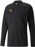 Puma IndividualFINAL 1/4 Zip Training Sweater Heren Zwart - Maat 2XL