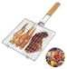 Solidchoice - Grillrooster en RVS met opbergzak