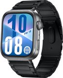 Strap-it Titanium bandje met vlindersluiting - Zwart