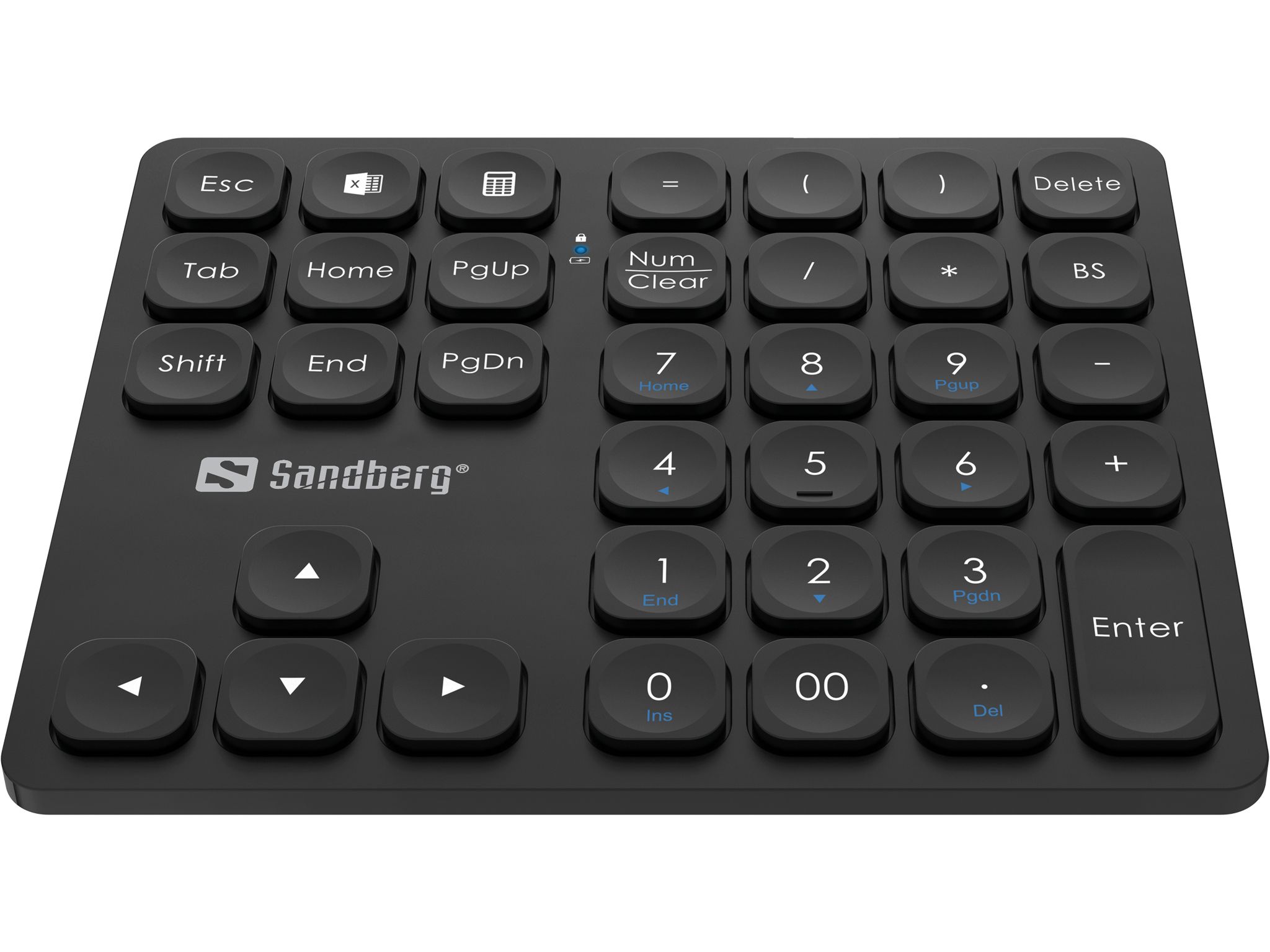 Sandberg Wireless Numeric Keypad Pro - Zwart