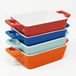 Ensemble de mini plats de cuisson rectangulaires en céramique
