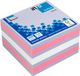 Info Notes zelfklevende notitieblokken - 450 vel - 75x75mm - wit, paars, roze