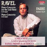 PIAS Nederland Chandos Records Louis Lortie, London Symphony Orchestra - Ravel: Piano Concertos | Fauré: Ballade (CD)