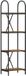 vidaXL Boekenplank 4-laags 146 cm Bewerkt hout Rook eiken