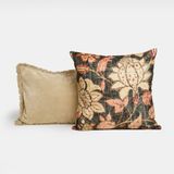LOBERON Kussenhoes set van 2 Ambrayelle bruin