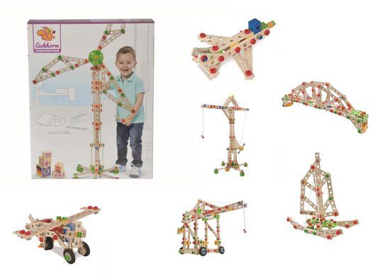 Eichhorn Constructor Windmill - 300 onderdelen - Hout - Vanaf 6 jaar