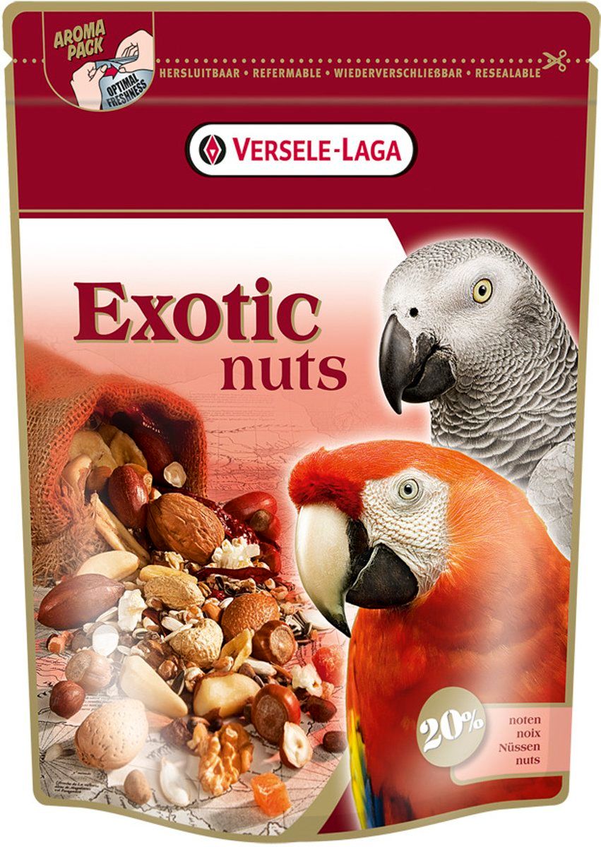 VERSELE-LAGA Exotic Nuts Papegaaienvoer - 750 gr