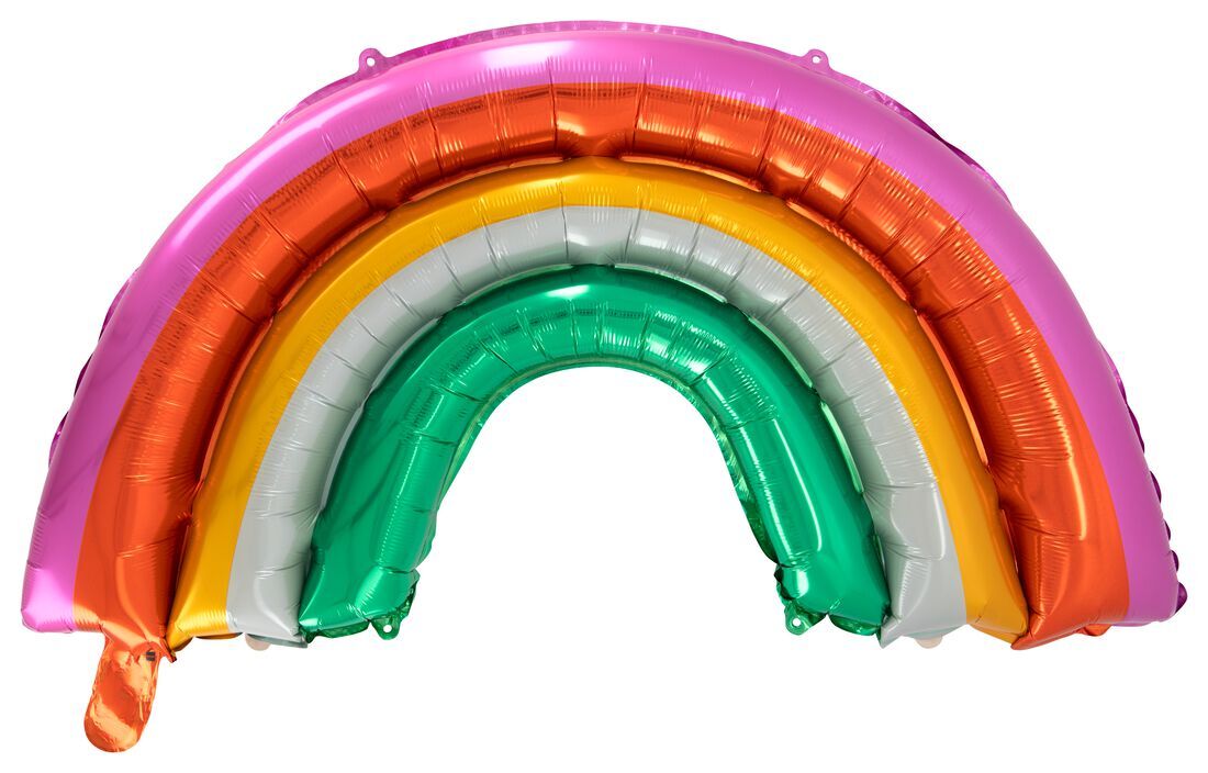 HEMA HEMA Folieballon 3D 60cm Breed - Rainbow