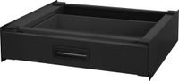ML-Design Tussenstuk voor wasmachine en droger – Universeel tussenbouwframe met lade 60,5x54 cm in zwart