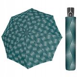Doppler Fiber Magic Wave Groene Automatische Paraplu