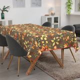 ANRO Tafelkleed Herfstbladeren Bruin 220x140cm