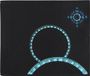 oxmox New Cryptan RFID Protect Querscheinbörse Windrose Print Cyan Black zwart
