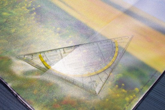 Kangaro Bureau Onderlegger Paard - 38x58cm - Antislip - Met Insteekvakken