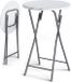 Casaria Statafel Inklapbaar - 60x110cm Metaal MDF Houtlook - Wit