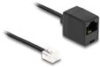 Delock RJ11 (m) - RJ45 (v) DSL modem/router kabel | zwart | 3 meter
