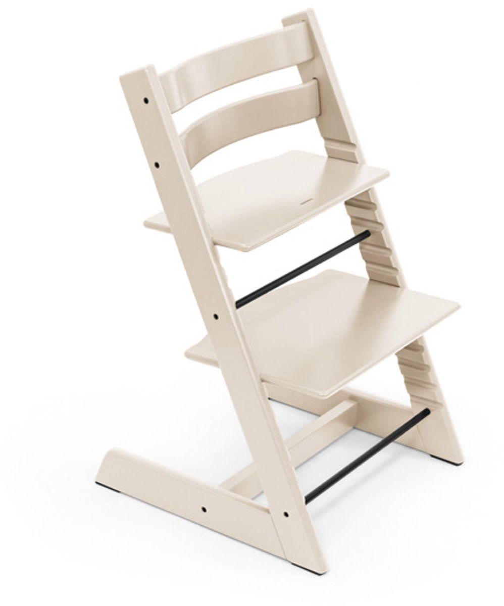 Stokke Tripp Trapp High Chair, Vanilla White - Adjustable, Convertible Chair for Toddlers, Children, and Adults - Convenient, Comfortable, and Ergonomic - Classic Design