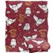 HARRY POTTER Deken, 152 x 127 cm, Hedwig AOP Silky Touch, superzachte plaid