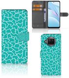 B2Ctelecom Xiaomi Mi 10T Lite Hoesje Cracks Blue