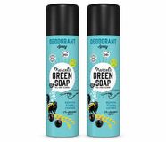 Marcel's Green Soap Spray déodorant Mimosa & Cassis 2 x 150 ml