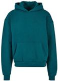 Build Your Brand Ultra Heavy Cotton Box Hoodie - Retro Green maat XS