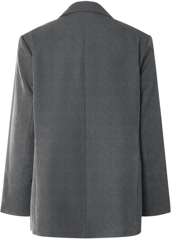 Pieces Oversized blazer PCKAMIL Dark Grey Melange