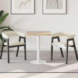 Maison Exclusive - Table de bistrot marron clair 60 x 60 cm en MDF